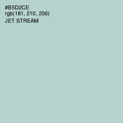 #B5D2CE - Jet Stream Color Image